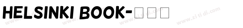Helsinki Book字体转换